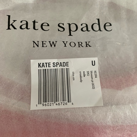 NWT Kate Spade Sadie Saffiano Leather Crossbody Handbag Blossom Pink - Picture 4 of 9